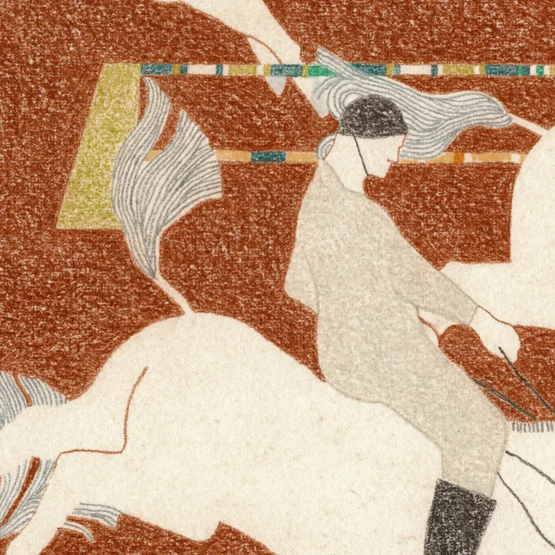 La Cavalcade - Lauréate du Concours de la Toile de Jouy 2024 (Prix du Public)