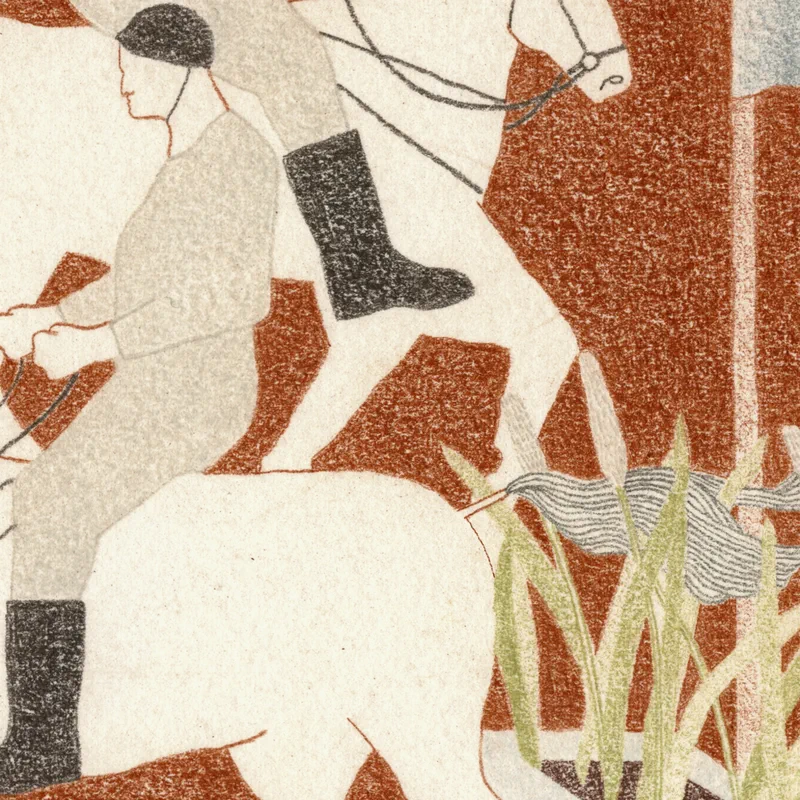 La Cavalcade - Lauréate du Concours de la Toile de Jouy 2024 (Prix du Public)